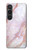 S3482 ピンクの大理石のグラフィックプリント Soft Pink Marble Graphic Print Sony Xperia 1 VI バックケース、フリップケース・カバー