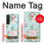 S3494 ヴィンテージローズポルカドット Vintage Rose Polka Dot Sony Xperia 1 VI バックケース、フリップケース・カバー