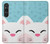 S3542 かわいい猫漫画 Cute Cat Cartoon Sony Xperia 1 VI バックケース、フリップケース・カバー
