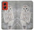 S1566 白フクロウ シロフクロウ Snowy Owl White Owl Motorola Moto G Stylus 5G (2024) バックケース、フリップケース・カバー