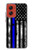 S3244 ブルーラインUSA Thin Blue Line USA Motorola Moto G Stylus 5G (2024) バックケース、フリップケース・カバー