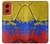 S3306 コロンビアの旗ビンテージフットボールのグラフィック Colombia Flag Vintage Football Graphic Motorola Moto G Stylus 5G (2024) バックケース、フリップケース・カバー