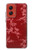 S3817 赤い花の桜のパターン Red Floral Cherry blossom Pattern Motorola Moto G Stylus 5G (2024) バックケース、フリップケース・カバー