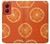 S3946 オレンジのシームレスなパターン Seamless Orange Pattern Motorola Moto G Stylus 5G (2024) バックケース、フリップケース・カバー