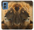 S1046 ライオン 森の王 Lion King of Forest Motorola Moto G Play 4G (2024) バックケース、フリップケース・カバー