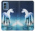 S1130 ユニコーン Unicorn Horse Motorola Moto G Play 4G (2024) バックケース、フリップケース・カバー
