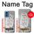 S1566 白フクロウ シロフクロウ Snowy Owl White Owl Motorola Moto G Play 4G (2024) バックケース、フリップケース・カバー