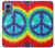 S1870 絞り染め 平和 Tie Dye Peace Motorola Moto G Play 4G (2024) バックケース、フリップケース・カバー