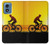S2385 自転車 夕焼け Bicycle Bike Sunset Motorola Moto G Play 4G (2024) バックケース、フリップケース・カバー