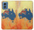 S2494 オーストラリア国旗地図ロックテクスチャ Australia Flag Map Rock Texture Motorola Moto G Play 4G (2024) バックケース、フリップケース・カバー