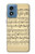 S2504 ヴィンテージ音楽シート Vintage Music Sheet Motorola Moto G Play 4G (2024) バックケース、フリップケース・カバー