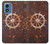 S2766 船 ホイール 錆 Ship Wheel Rusty Texture Motorola Moto G Play 4G (2024) バックケース、フリップケース・カバー