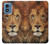 S2870 ライオン Lion King of Beasts Motorola Moto G Play 4G (2024) バックケース、フリップケース・カバー