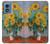 S2937 クロード・モネ ひまわり Claude Monet Bouquet of Sunflowers Motorola Moto G Play 4G (2024) バックケース、フリップケース・カバー