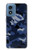 S2959 海軍迷彩 Navy Blue Camo Camouflage Motorola Moto G Play 4G (2024) バックケース、フリップケース・カバー