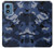 S2959 海軍迷彩 Navy Blue Camo Camouflage Motorola Moto G Play 4G (2024) バックケース、フリップケース・カバー