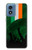 S3002 アイルランドサッカー Ireland Football Soccer Flag Motorola Moto G Play 4G (2024) バックケース、フリップケース・カバー
