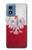 S3005 ポーランドサッカー Poland Football Soccer Flag Motorola Moto G Play 4G (2024) バックケース、フリップケース・カバー