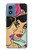 S3171 女の子のポップアート Girls Pop Art Motorola Moto G Play 4G (2024) バックケース、フリップケース・カバー