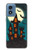 S3268 ハロウィンフェスティバル城 Halloween Festival Castle Motorola Moto G Play 4G (2024) バックケース、フリップケース・カバー