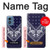 S3357 ネイビーブルーバンダナパターン Navy Blue Bandana Pattern Motorola Moto G Play 4G (2024) バックケース、フリップケース・カバー