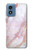 S3482 ピンクの大理石のグラフィックプリント Soft Pink Marble Graphic Print Motorola Moto G Play 4G (2024) バックケース、フリップケース・カバー
