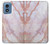 S3482 ピンクの大理石のグラフィックプリント Soft Pink Marble Graphic Print Motorola Moto G Play 4G (2024) バックケース、フリップケース・カバー