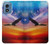 S3841 白頭ワシ カラフルな空 Bald Eagle Flying Colorful Sky Motorola Moto G Play 4G (2024) バックケース、フリップケース・カバー