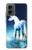 S1130 ユニコーン Unicorn Horse Motorola Moto G 5G (2024) バックケース、フリップケース・カバー