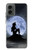 S2668 マーメイドシルエット月の夜 Mermaid Silhouette Moon Night Motorola Moto G 5G (2024) バックケース、フリップケース・カバー