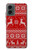 S2835 クリスマス トナカイ パターン Christmas Reindeer Knitted Pattern Motorola Moto G 5G (2024) バックケース、フリップケース・カバー