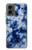 S3439 インディゴタイダイ Fabric Indigo Tie Dye Motorola Moto G 5G (2024) バックケース、フリップケース・カバー