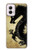 S1482 ブラックドラゴン絵画 Black Dragon Painting Motorola Moto G Power 5G (2024) バックケース、フリップケース・カバー