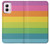 S2363 レインボー柄 Rainbow Pattern Motorola Moto G Power 5G (2024) バックケース、フリップケース・カバー