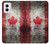 S2490 カナダメープルリーフ旗 Canada Maple Leaf Flag Texture Motorola Moto G Power 5G (2024) バックケース、フリップケース・カバー