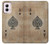 S2928 ヴィンテージスペードのエースカード Vintage Spades Ace Card Motorola Moto G Power 5G (2024) バックケース、フリップケース・カバー