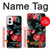 S3112 黒バラ パターン Rose Floral Pattern Black Motorola Moto G Power 5G (2024) バックケース、フリップケース・カバー
