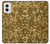 S3388 ゴールドラメグラフィックプリント Gold Glitter Graphic Print Motorola Moto G Power 5G (2024) バックケース、フリップケース・カバー