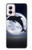 S3510 ドルフィン Dolphin Moon Night Motorola Moto G Power 5G (2024) バックケース、フリップケース・カバー