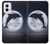 S3510 ドルフィン Dolphin Moon Night Motorola Moto G Power 5G (2024) バックケース、フリップケース・カバー
