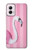 S3805 フラミンゴピンクパステル Flamingo Pink Pastel Motorola Moto G Power 5G (2024) バックケース、フリップケース・カバー