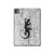 S2446 木材のヤモリ グラフィックプリント Gecko Wood Graphic Printed iPad Pro 11 (2024,2025) タブレットケース