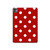 S2951 赤の水玉 Red Polka Dots iPad Pro 11 (2024,2025) タブレットケース