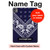 S3357 ネイビーブルーバンダナパターン Navy Blue Bandana Pattern iPad Pro 11 (2024) タブレットケース