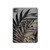 S3692 灰色の黒いヤシの葉 Gray Black Palm Leaves iPad Pro 11 (2024,2025) タブレットケース