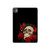S3753 ダークゴシックゴススカルローズ Dark Gothic Goth Skull Roses iPad Pro 11 (2024) タブレットケース