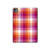 S3941 LGBT レズビアン プライド フラグ チェック柄 LGBT Lesbian Pride Flag Plaid iPad Pro 11 (2024,2025) タブレットケース
