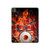 S1431 スカル ドラム ファイア ロック音楽 Skull Drum Fire Rock iPad Pro 13 (2024) タブレットケース