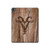S2183 ヤギ 木材 グラフィックプリント Goat Wood Graphic Printed iPad Pro 13 (2024,2025) タブレットケース
