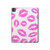 S2214 ピンクの唇のキス Pink Lips Kisses iPad Pro 13 (2024) タブレットケース